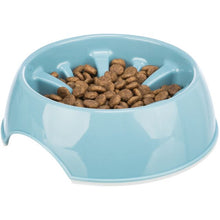 Trixie Slow Feeding Plastic Dog Bowl. Colours vary