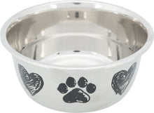 Trixie Stainless Steel Dog Bowl. Various Sizes