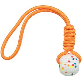 Trixie Light & Strong Ball on rope Dog Toy ø 7.5 × 40 cm