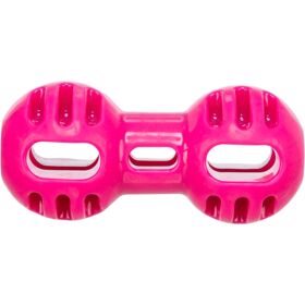 Trixie Soft & Strong Dumbbell Dog Toy. Pink
