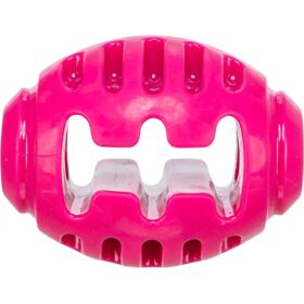 Trixie Soft & Strong Rugby Dog Toy. Pink