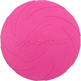 Trixie Dog Disc natural rubber Dog Toy pink