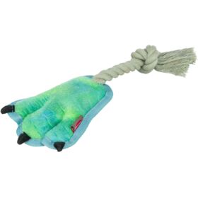 Trixie Animal Paw on Rope plush Dog Toy 22cm.