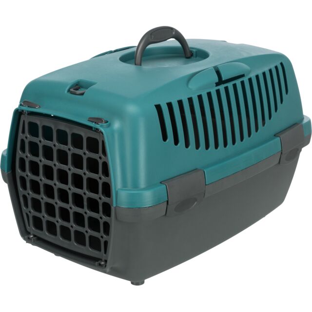 Trixie Cat Transport Box Capri 2 dark grey/petrol