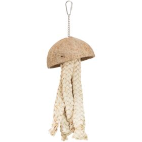 Trixie Natural Bird Toy Coconut & banana leaves