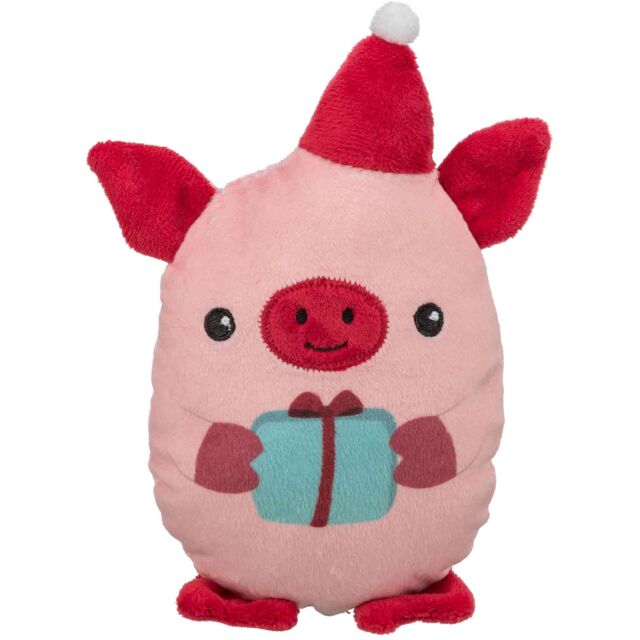 Trixie Christmas Pig Dog Toy Plush with sound 19cm.