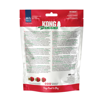 KONG Ziggies Enhanced Dog Treats – Medium/Large – 227g