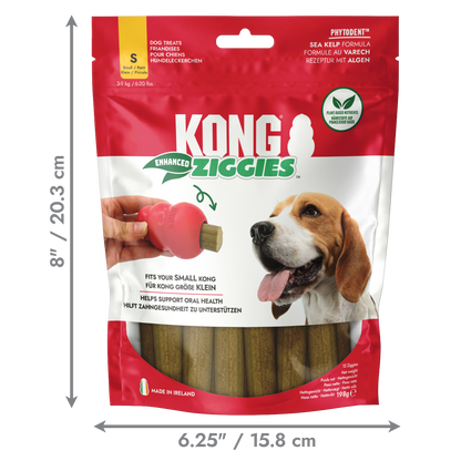 KONG Ziggies Enhanced Dog Treats – Small – 198g