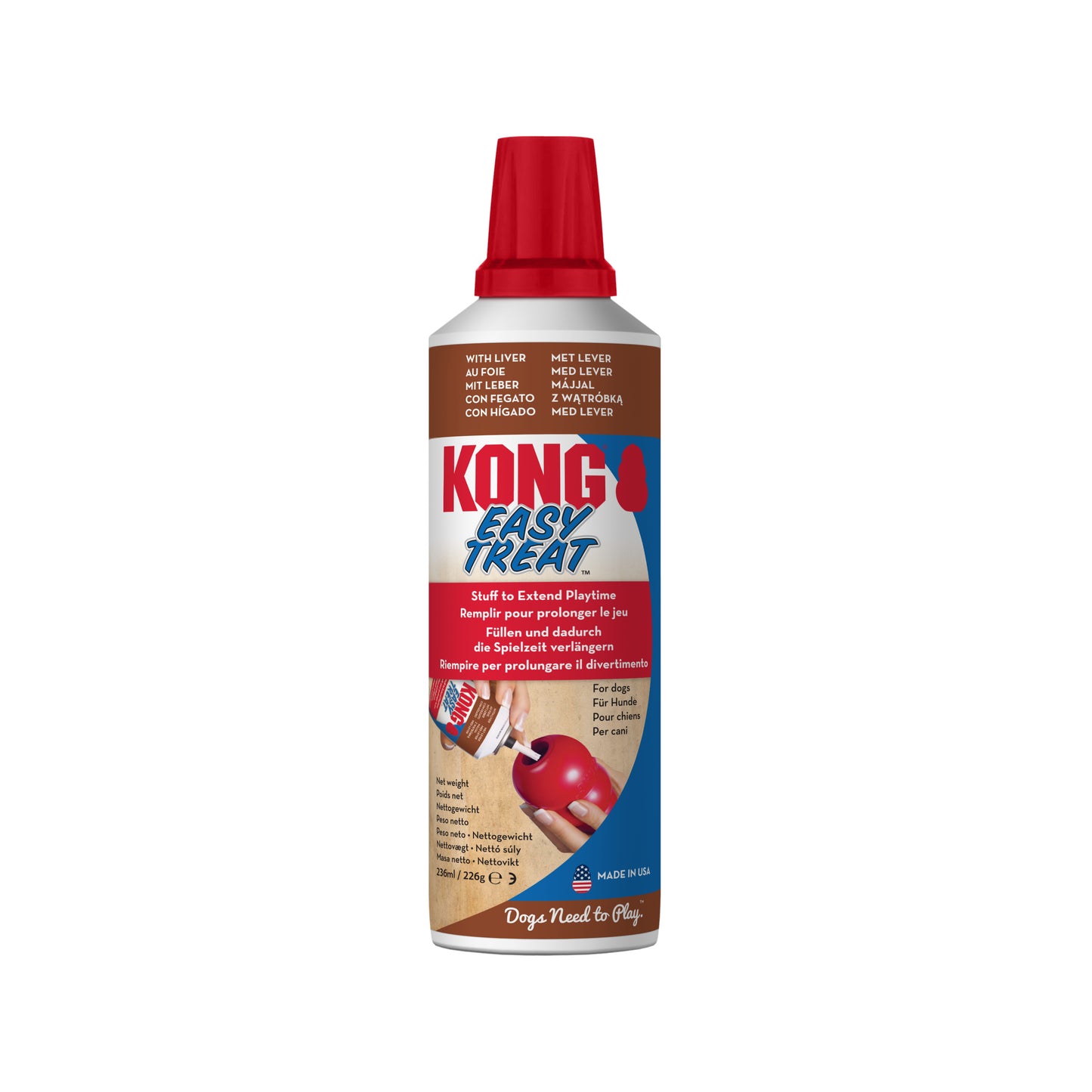 KONG Easy Treat Liver Dog Treat – 226g