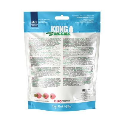 KONG Ziggies Enhanced Puppy Dog Treats – Medium/Large – 227g