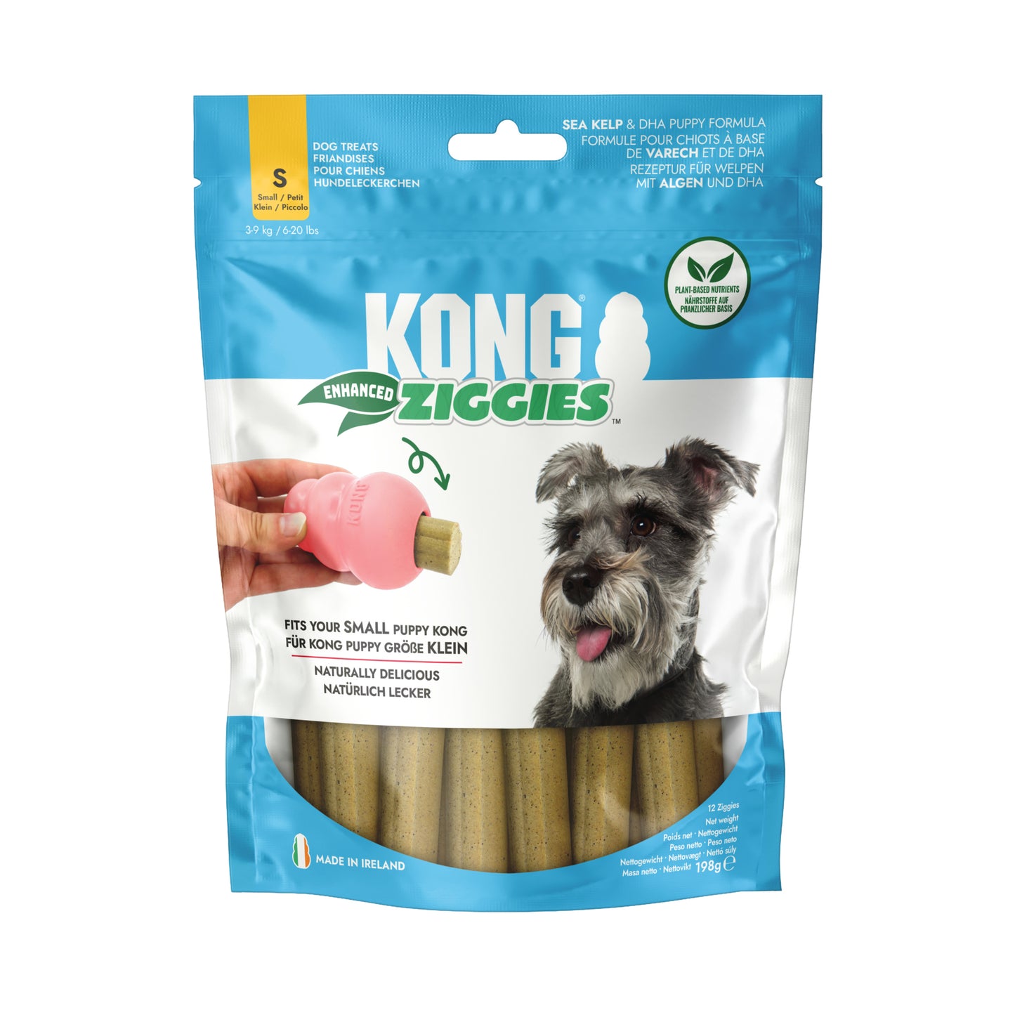 KONG Ziggies Enhanced Puppy Dog Treats – Small – 198g