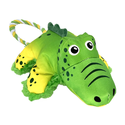 KONG Cozie Tuggz Alligator Dog Toy – Medium/Large