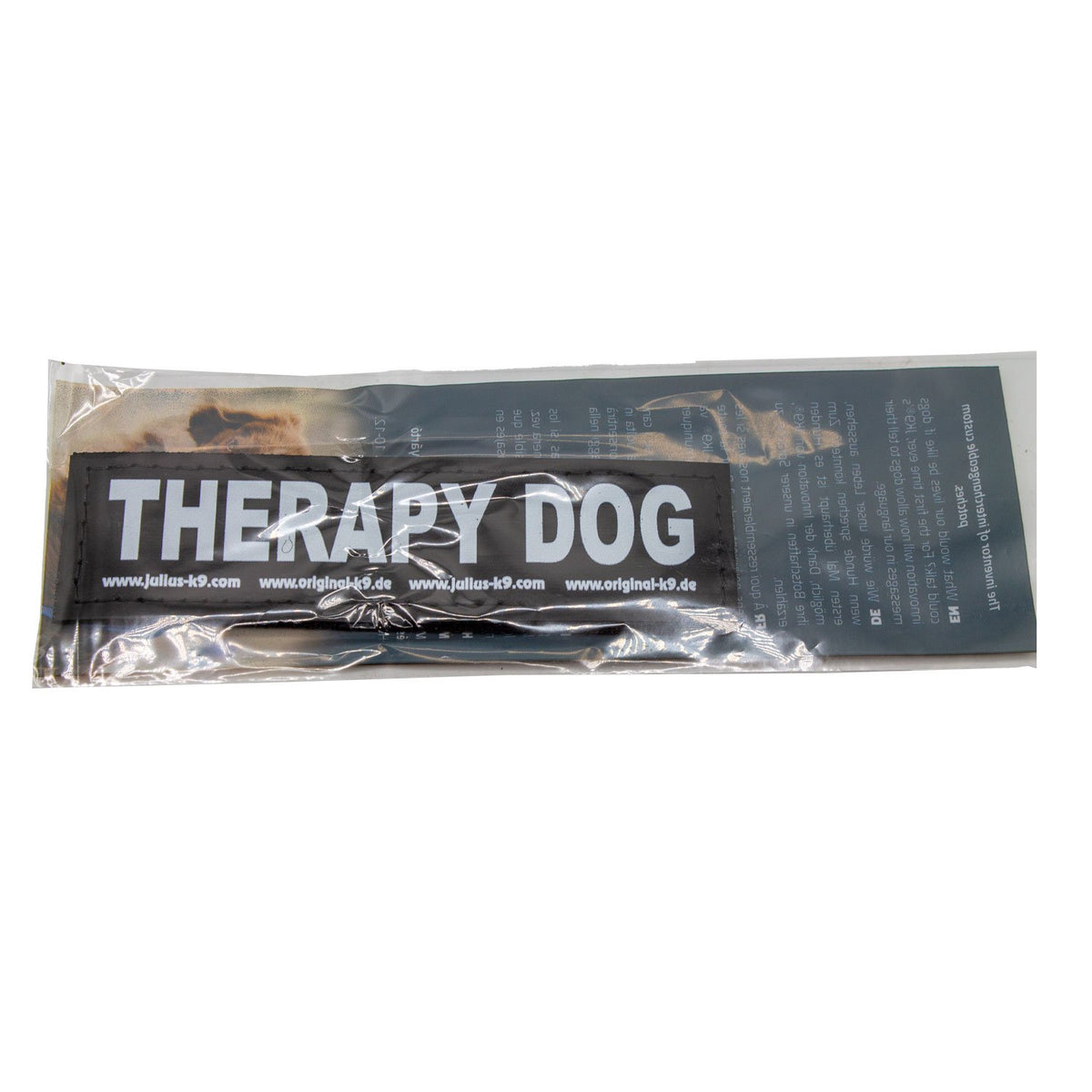 Julius-K9 THERAPY DOG Small Reflective Patch 1 Pair
