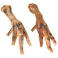 Burns Dog Treats Chicken Feet. Puffed & Natural