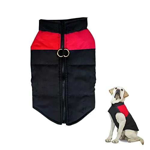 CLEARANCE - Light weight Step In Dog Coat red XXL