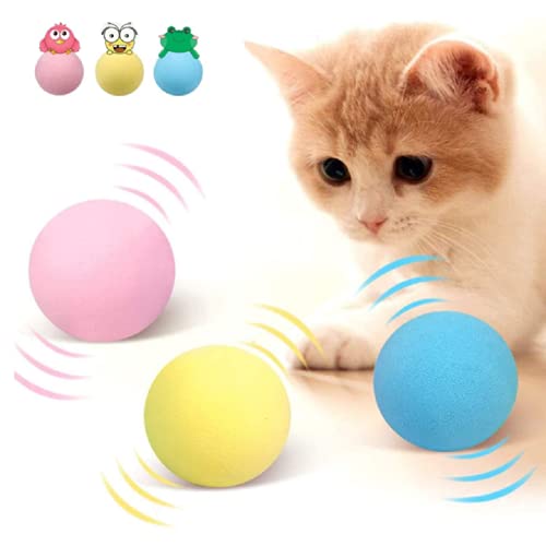 CLEARANCE - Cat Catnip Interactive Balls Cat Toy 3 piece