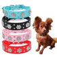 CLEARANCE - Decorative Rhinestone Dog Collar S Black