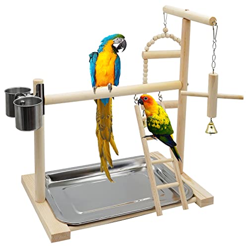 CLEARANCE - Maurous Bird Play Stand suitable for Parrots, cockaties, budgies etc.