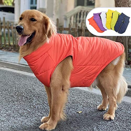 CLEARANCE - Dog Winter Vest medium 3XL orange