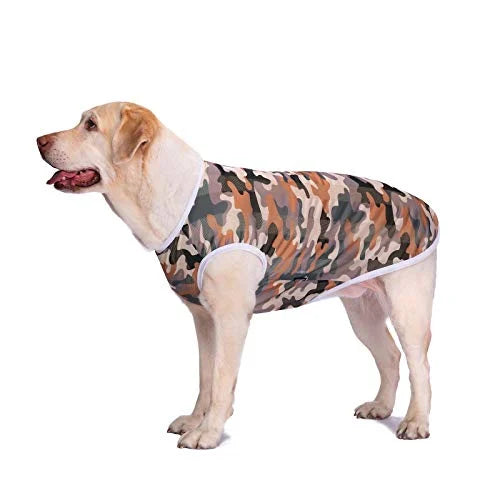 CLEARANCE - Camouflage Dog T Shirt 28/2XL