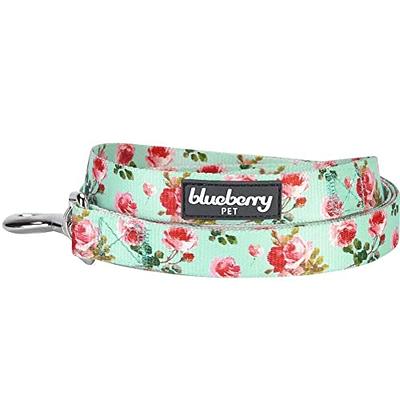 CLEARANCE - Blueberry Pet Dog Lead Floral Rose