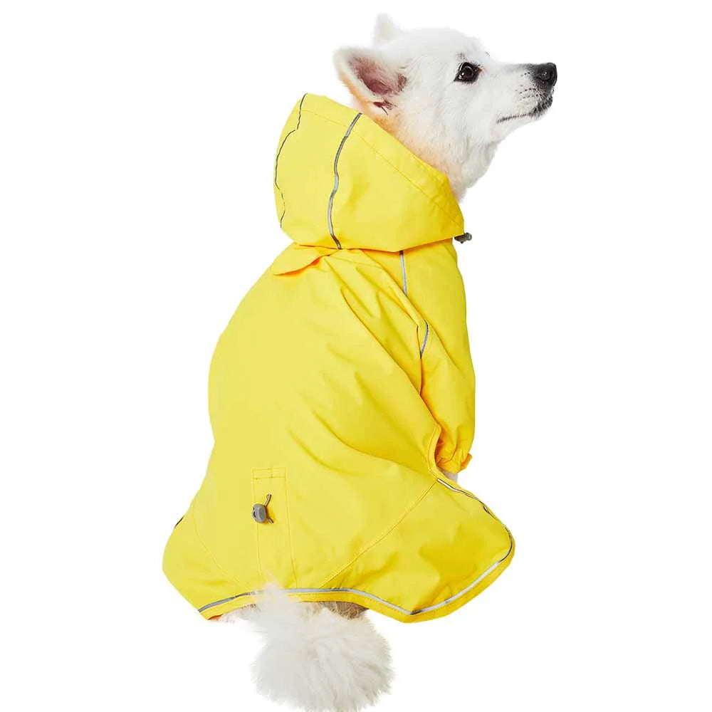 CLEARANCE - Blueberry Pet Dog Raincoat 41cm. Yellow