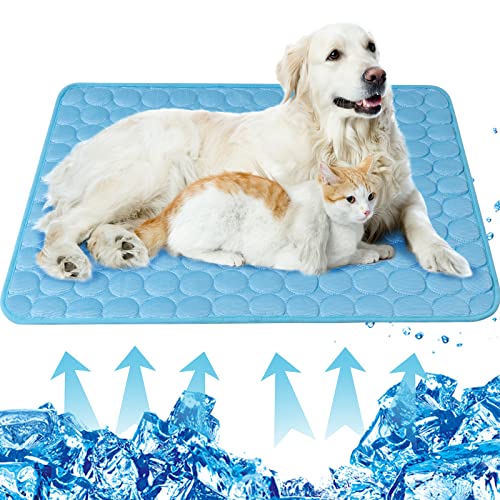 CLEARANCE - YOGOGEE Dog Cooling Mat 70x100cm. Blue