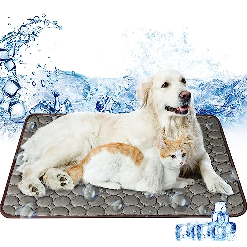 CLEARANCE - YOGOGEE Dog Cooling Mat 70x100cm. Brown