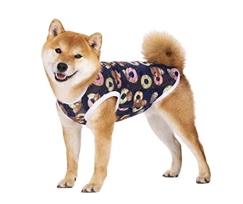 CLEARANCE - Donut Design Dog T Shirt XS