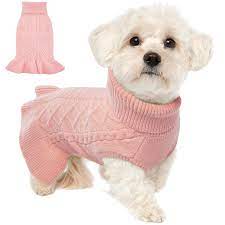 CLEARANCE - Lelepet Pink Dogs Jumper S