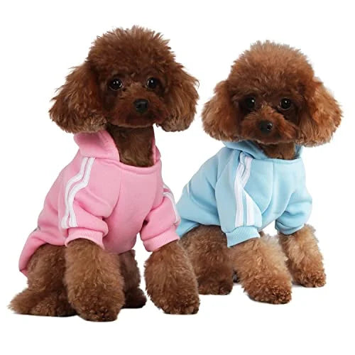 CLEARANCE - PenghaiYunfei "DOGANGEL" Dog Hoodie 2 pack Pink & Blue XS