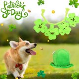 St. Patrick's Foraging Bag Dog Toy with Hiding Places for Treats