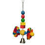 Sky Pets Spiral Bell Bird Toy 11x20cm.