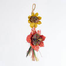 Sky Pets Pinata Sunflower Garland Bird Toy 12x30cm.