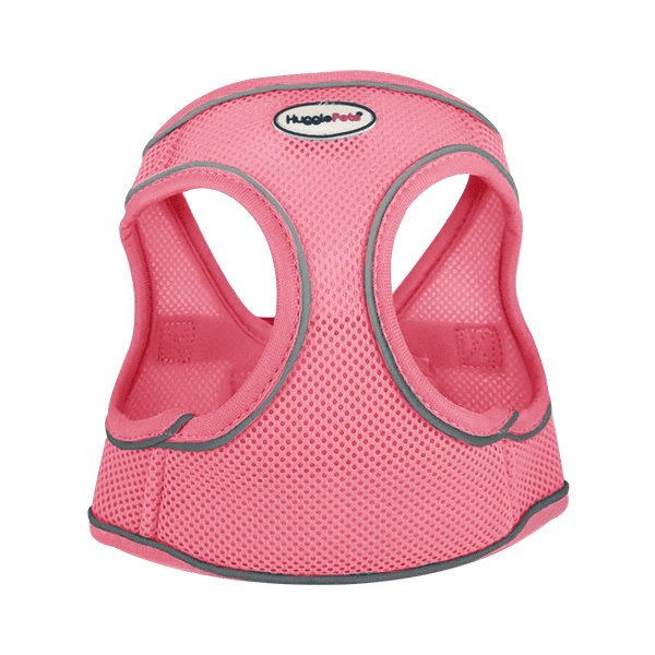 Hugglepets Medium Pink Step In Air Mesh Dog Harness