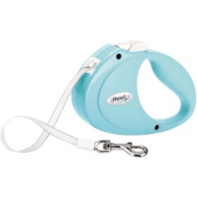 flexi PUPPY Tape Dog Lead XS upto 12kg. 2m. light blue