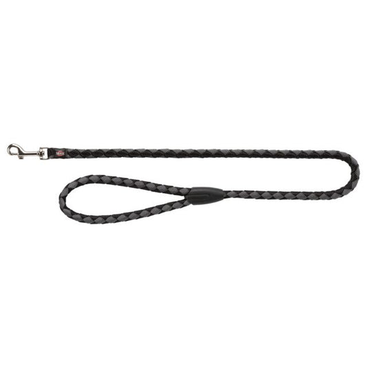 Trixie Cavo Dog Lead S-M 1.00m. x 12mm. Black/Graphite