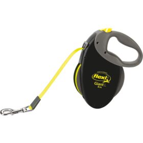 flexi GIANT Tape Dog Lead L 8m. 50kg. black/neon yellow