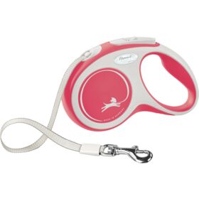 flexi New COMFORT tape dog lead S 5m. red