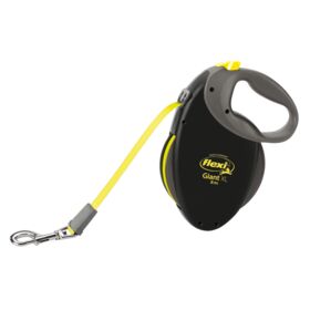 flexi GIANT Tape Dog Lead XL 8m. 75kg. black/neon yellow