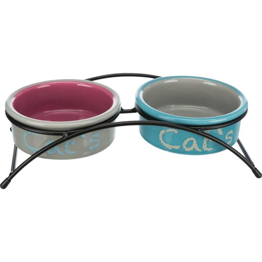 Trixie Raised Cat Bowl Set