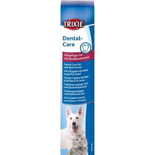 Trixie Dental Care Gel with Beef Aroma for Dogs & Cats