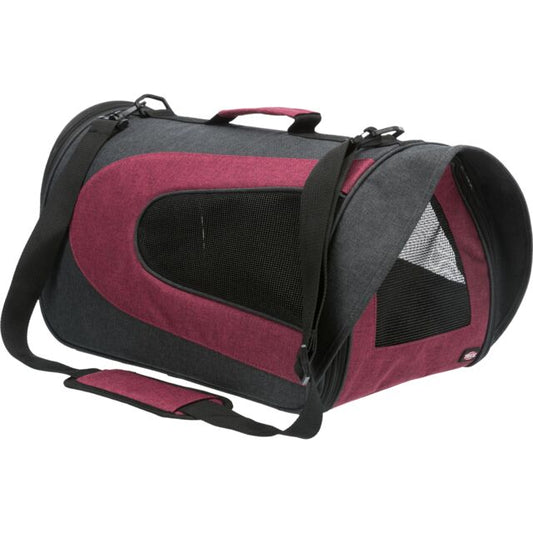 Trixie Alina Pet Carrier for Dogs, Cats etc. anthracite/bordeaux