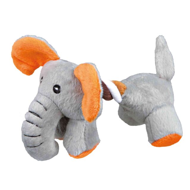 Trixie Elephant with Rope Dog Toy 17cm.