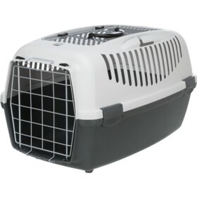 Trixie Capri 3 Dog Transport Box S 40x38x61cm. for dogs up to 12kg. dark/light grey