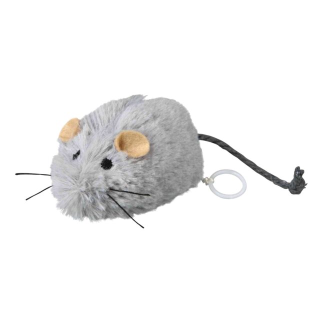 Trixie Wind-Up Wiggle Mouse Cat Toy 8cm.