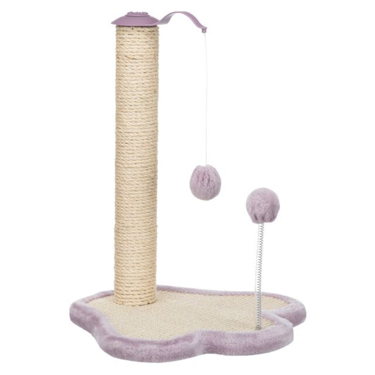 Trixie Junior Scratching Paw with Post 50cm. Cat Toy lilac/natural