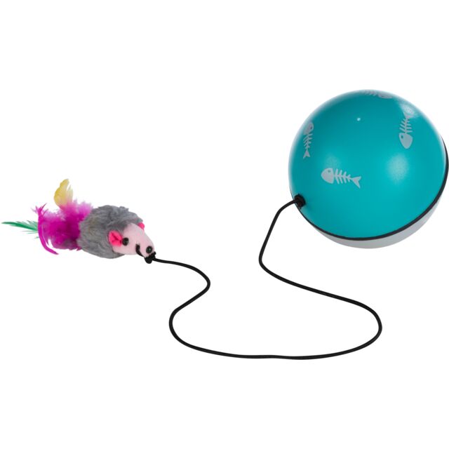 Trixie Turbinio Ball with Motor & Mouse 9cm. Cat Toy