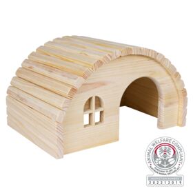 Trixie Wooden House for Small Animals Large Hamsters, Degus etc. 29x17x20cm.