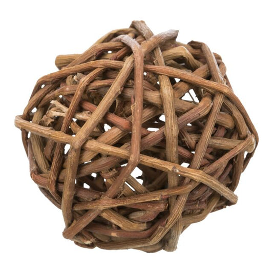 Trixie Wicker Ball 6cm Small Animal Toy for Hamsters, Chinchillas etc.